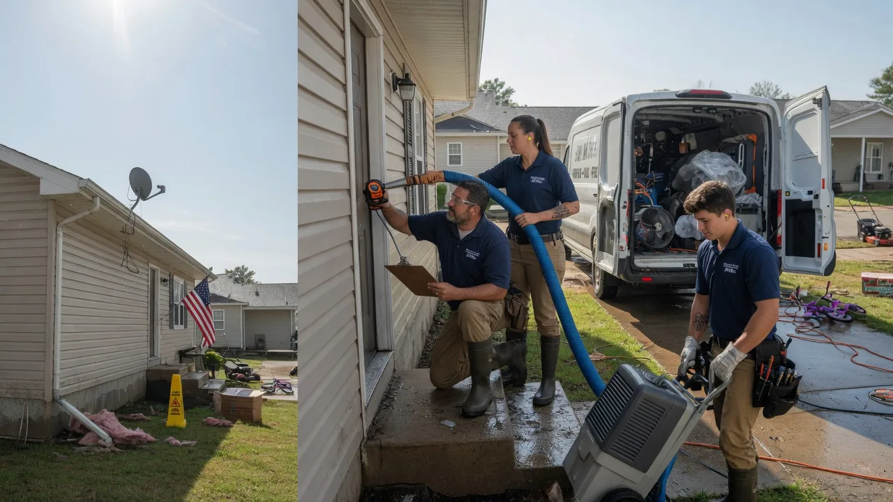 Ceiling Water Damage Restoration in Ridgeway, VA near me